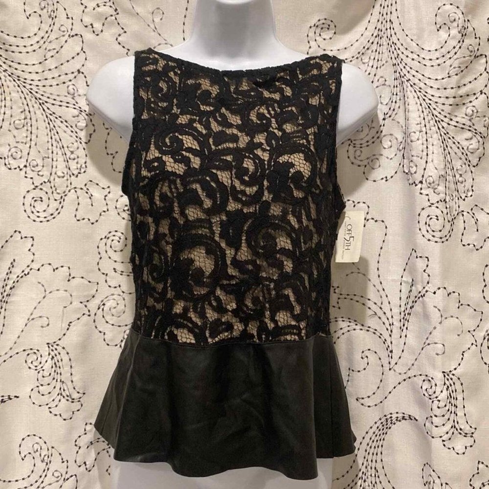 NWT Off 5TH Saks 5TH Avenue Womens Top Size Medium